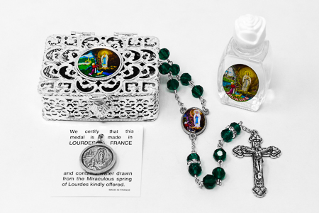 Swarovski Rosary Gift Set.