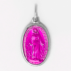 Pink Miraculous Medal.