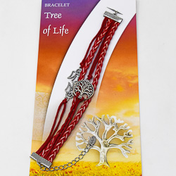 Red Tree of Life Bracelet