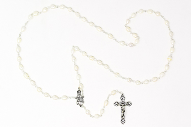 Fatima Pearl Rosary Beads.